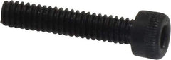 Holo-Krome - #5-40 UNC Hex Socket Drive, Socket Cap Screw - Alloy Steel, Black Oxide Finish, Fully Threaded, 5/8" Length Under Head - USA Tool & Supply