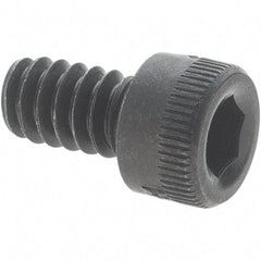 Holo-Krome - #6-32 UNC Hex Socket Drive, Socket Cap Screw - Alloy Steel, Black Oxide Finish, Fully Threaded, 1/4" Length Under Head - USA Tool & Supply