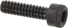 Holo-Krome - #6-32 UNC Hex Socket Drive, Socket Cap Screw - Alloy Steel, Black Oxide Finish, Fully Threaded, 1/2" Length Under Head - USA Tool & Supply
