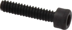 Holo-Krome - #6-32 UNC Hex Socket Drive, Socket Cap Screw - Alloy Steel, Black Oxide Finish, Fully Threaded, 5/8" Length Under Head - USA Tool & Supply