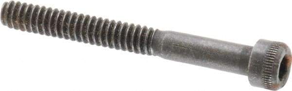 Holo-Krome - #6-32 UNC Hex Socket Drive, Socket Cap Screw - Alloy Steel, Black Oxide Finish, Partially Threaded, 1-1/4" Length Under Head - USA Tool & Supply