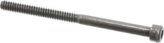 Holo-Krome - #6-32 UNC Hex Socket Drive, Socket Cap Screw - Alloy Steel, Black Oxide Finish, Partially Threaded, 2" Length Under Head - USA Tool & Supply