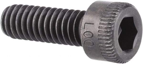 Holo-Krome - #8-32 UNC Hex Socket Drive, Socket Cap Screw - Alloy Steel, Black Oxide Finish, Fully Threaded, 1/2" Length Under Head - USA Tool & Supply
