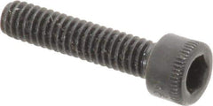 Holo-Krome - #8-32 UNC Hex Socket Drive, Socket Cap Screw - Alloy Steel, Black Oxide Finish, Fully Threaded, 3/4" Length Under Head - USA Tool & Supply