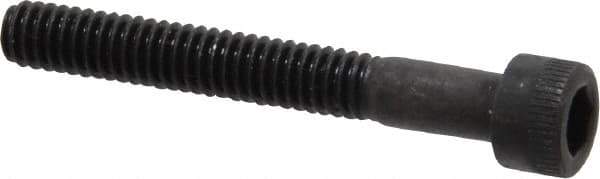 Holo-Krome - #8-32 UNC Hex Socket Drive, Socket Cap Screw - Alloy Steel, Black Oxide Finish, Partially Threaded, 1-1/4" Length Under Head - USA Tool & Supply