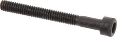 Holo-Krome - #8-32 UNC Hex Socket Drive, Socket Cap Screw - Alloy Steel, Black Oxide Finish, Partially Threaded, 1-1/2" Length Under Head - USA Tool & Supply