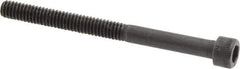 Holo-Krome - #8-32 UNC Hex Socket Drive, Socket Cap Screw - Alloy Steel, Black Oxide Finish, Partially Threaded, 2" Length Under Head - USA Tool & Supply