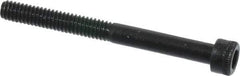 Holo-Krome - #8-32 UNC Hex Socket Drive, Socket Cap Screw - Alloy Steel, Black Oxide Finish, Partially Threaded, 1-3/4" Length Under Head - USA Tool & Supply
