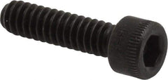 Holo-Krome - #10-24 UNC Hex Socket Drive, Socket Cap Screw - Alloy Steel, Black Oxide Finish, Fully Threaded, 3/4" Length Under Head - USA Tool & Supply