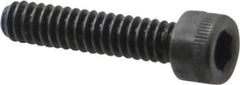 Holo-Krome - #10-24 UNC Hex Socket Drive, Socket Cap Screw - Alloy Steel, Black Oxide Finish, Fully Threaded, 7/8" Length Under Head - USA Tool & Supply
