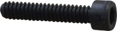 Holo-Krome - #10-24 UNC Hex Socket Drive, Socket Cap Screw - Alloy Steel, Black Oxide Finish, Fully Threaded, 1" Length Under Head - USA Tool & Supply