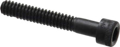 Holo-Krome - #10-24 UNC Hex Socket Drive, Socket Cap Screw - Alloy Steel, Black Oxide Finish, Partially Threaded, 1-1/4" Length Under Head - USA Tool & Supply