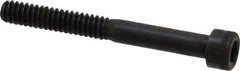 Holo-Krome - #10-24 UNC Hex Socket Drive, Socket Cap Screw - Alloy Steel, Black Oxide Finish, Partially Threaded, 1-3/4" Length Under Head - USA Tool & Supply