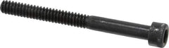 Holo-Krome - #10-24 UNC Hex Socket Drive, Socket Cap Screw - Alloy Steel, Black Oxide Finish, Partially Threaded, 2" Length Under Head - USA Tool & Supply