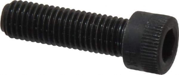 Holo-Krome - 1/4-28 UNF Hex Socket Drive, Socket Cap Screw - Alloy Steel, Black Oxide Finish, Fully Threaded, 7/8" Length Under Head - USA Tool & Supply