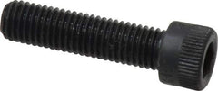 Holo-Krome - 1/4-28 UNF Hex Socket Drive, Socket Cap Screw - Alloy Steel, Black Oxide Finish, Fully Threaded, 1" Length Under Head - USA Tool & Supply