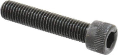 Holo-Krome - 1/4-28 UNF Hex Socket Drive, Socket Cap Screw - Alloy Steel, Black Oxide Finish, Fully Threaded, 1-1/4" Length Under Head - USA Tool & Supply