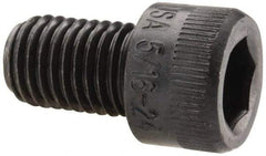 Holo-Krome - 5/16-24 UNF Hex Socket Drive, Socket Cap Screw - Alloy Steel, Black Oxide Finish, Fully Threaded, 1/2" Length Under Head - USA Tool & Supply