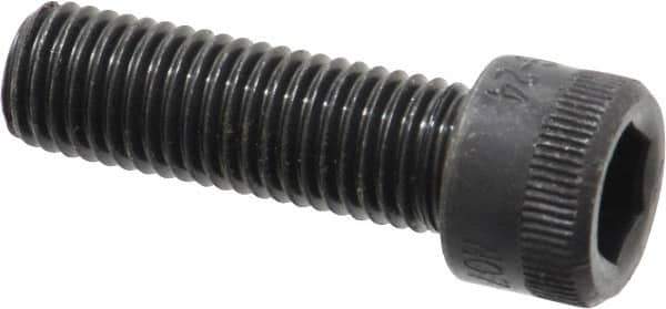 Holo-Krome - 5/16-24 UNF Hex Socket Drive, Socket Cap Screw - Alloy Steel, Black Oxide Finish, Fully Threaded, 1" Length Under Head - USA Tool & Supply