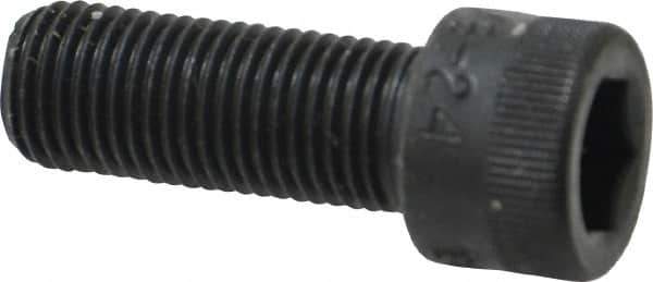Holo-Krome - 3/8-24 UNF Hex Socket Drive, Socket Cap Screw - Alloy Steel, Black Oxide Finish, Fully Threaded, 1" Length Under Head - USA Tool & Supply