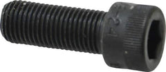 Holo-Krome - 3/8-24 UNF Hex Socket Drive, Socket Cap Screw - Alloy Steel, Black Oxide Finish, Fully Threaded, 1" Length Under Head - USA Tool & Supply