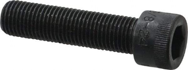 Holo-Krome - 3/8-24 UNF Hex Socket Drive, Socket Cap Screw - Alloy Steel, Black Oxide Finish, Fully Threaded, 1-1/2" Length Under Head - USA Tool & Supply
