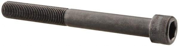 Holo-Krome - 3/8-24 UNF Hex Socket Drive, Socket Cap Screw - Alloy Steel, Black Oxide Finish, Partially Threaded, 3-1/2" Length Under Head - USA Tool & Supply