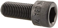 Holo-Krome - 7/16-20 UNF Hex Socket Drive, Socket Cap Screw - Alloy Steel, Black Oxide Finish, Fully Threaded, 1" Length Under Head - USA Tool & Supply