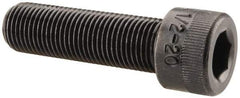 Holo-Krome - 1/2-20 UNF Hex Socket Drive, Socket Cap Screw - Alloy Steel, Black Oxide Finish, Fully Threaded, 1-3/4" Length Under Head - USA Tool & Supply