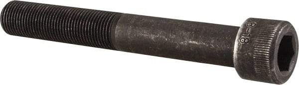 Holo-Krome - 5/8-18 UNF Hex Socket Drive, Socket Cap Screw - Alloy Steel, Black Oxide Finish, Partially Threaded, 4-1/2" Length Under Head - USA Tool & Supply