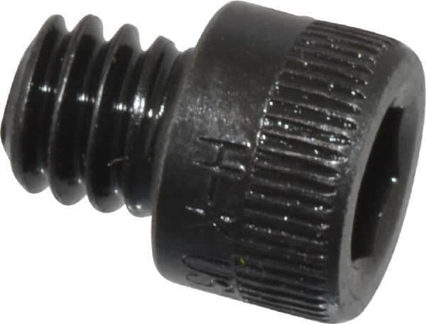 Holo-Krome - 1/4-20 UNC Hex Socket Drive, Socket Cap Screw - Alloy Steel, Black Oxide Finish, Fully Threaded, 1/4" Length Under Head - USA Tool & Supply