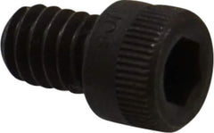 Holo-Krome - 1/4-20 UNC Hex Socket Drive, Socket Cap Screw - Alloy Steel, Black Oxide Finish, Fully Threaded, 3/8" Length Under Head - USA Tool & Supply