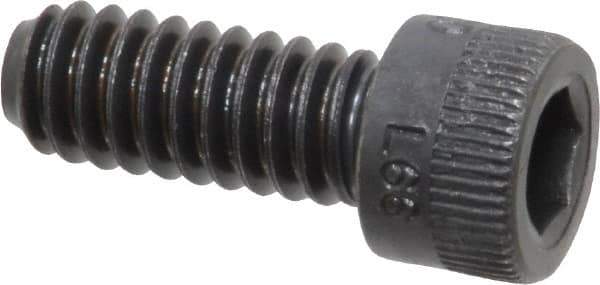 Holo-Krome - 1/4-20 UNC Hex Socket Drive, Socket Cap Screw - Alloy Steel, Black Oxide Finish, Fully Threaded, 5/8" Length Under Head - USA Tool & Supply