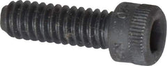 Holo-Krome - 1/4-20 UNC Hex Socket Drive, Socket Cap Screw - Alloy Steel, Black Oxide Finish, Fully Threaded, 3/4" Length Under Head - USA Tool & Supply