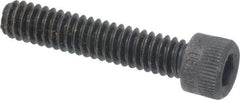 Holo-Krome - 1/4-20 UNC Hex Socket Drive, Socket Cap Screw - Alloy Steel, Black Oxide Finish, Fully Threaded, 1-1/4" Length Under Head - USA Tool & Supply