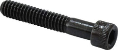 Holo-Krome - 1/4-20 UNC Hex Socket Drive, Socket Cap Screw - Alloy Steel, Black Oxide Finish, Partially Threaded, 1-1/2" Length Under Head - USA Tool & Supply