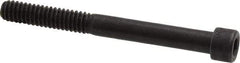 Holo-Krome - 1/4-20 UNC Hex Socket Drive, Socket Cap Screw - Alloy Steel, Black Oxide Finish, Partially Threaded, 2-1/2" Length Under Head - USA Tool & Supply