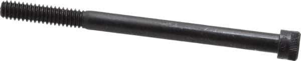 Holo-Krome - 1/4-20 UNC Hex Socket Drive, Socket Cap Screw - Alloy Steel, Black Oxide Finish, Partially Threaded, 3-1/2" Length Under Head - USA Tool & Supply