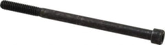 Holo-Krome - 1/4-20 UNC Hex Socket Drive, Socket Cap Screw - Alloy Steel, Black Oxide Finish, Partially Threaded, 4" Length Under Head - USA Tool & Supply