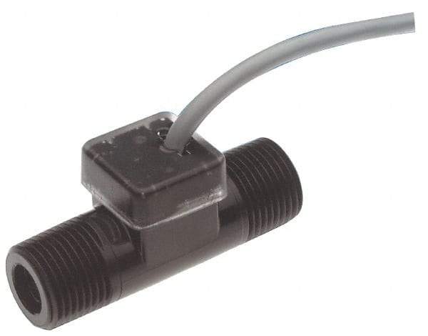 Gems Sensors - 200 psi, Nylon Housing, Turbine Flow Rate Sensor - 0.13 to 1.3 Flow Set Point, 0.13 to 1.3 GPM - USA Tool & Supply