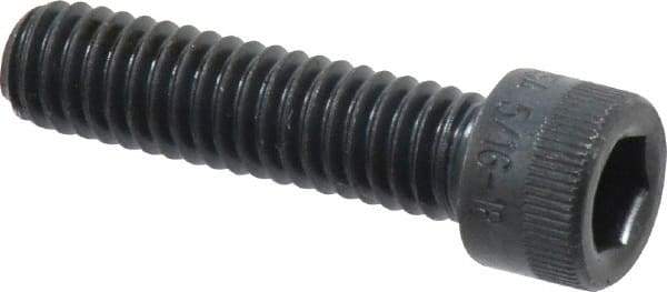 Holo-Krome - 5/16-18 UNC Hex Socket Drive, Socket Cap Screw - Alloy Steel, Black Oxide Finish, Fully Threaded, 1-1/4" Length Under Head - USA Tool & Supply