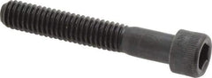 Holo-Krome - 5/16-18 UNC Hex Socket Drive, Socket Cap Screw - Alloy Steel, Black Oxide Finish, Partially Threaded, 2" Length Under Head - USA Tool & Supply