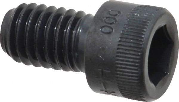 Holo-Krome - 3/8-16 UNC Hex Socket Drive, Socket Cap Screw - Alloy Steel, Black Oxide Finish, Fully Threaded, 5/8" Length Under Head - USA Tool & Supply