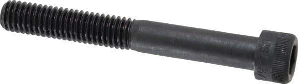Holo-Krome - 3/8-16 UNC Hex Socket Drive, Socket Cap Screw - Alloy Steel, Black Oxide Finish, Partially Threaded, 3" Length Under Head - USA Tool & Supply