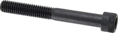 Holo-Krome - 3/8-16 UNC Hex Socket Drive, Socket Cap Screw - Alloy Steel, Black Oxide Finish, Partially Threaded, 3" Length Under Head - USA Tool & Supply