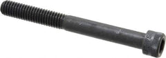 Holo-Krome - 3/8-16 UNC Hex Socket Drive, Socket Cap Screw - Alloy Steel, Black Oxide Finish, Partially Threaded, 3-1/2" Length Under Head - USA Tool & Supply