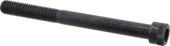 Holo-Krome - 3/8-16 UNC Hex Socket Drive, Socket Cap Screw - Alloy Steel, Black Oxide Finish, Partially Threaded, 4" Length Under Head - USA Tool & Supply