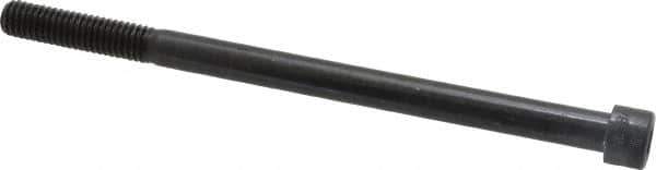 Holo-Krome - 3/8-16 UNC Hex Socket Drive, Socket Cap Screw - Alloy Steel, Black Oxide Finish, Partially Threaded, 6" Length Under Head - USA Tool & Supply