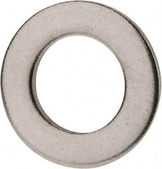 Value Collection - M16 Screw, Grade 316 Stainless Steel Standard Flat Washer - 17mm ID x 30mm OD, Plain Finish - USA Tool & Supply
