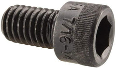 Holo-Krome - 7/16-14 UNC Hex Socket Drive, Socket Cap Screw - Alloy Steel, Black Oxide Finish, Fully Threaded, 3/4" Length Under Head - USA Tool & Supply